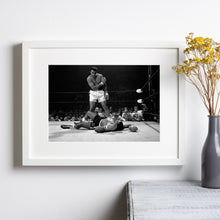 Muhammad Ali Print, Muhammad Ali vs Sonny Liston Black and White Wall Art, Vintage Print, Photography Prints, Museum Quality Photo Art Print 1606605132