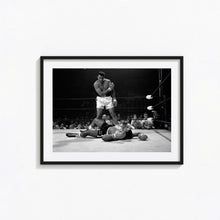 Muhammad Ali Print, Muhammad Ali vs Sonny Liston Black and White Wall Art, Vintage Print, Photography Prints, Museum Quality Photo Art Print 1606605132