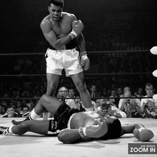 Muhammad Ali Print, Muhammad Ali vs Sonny Liston Black and White Wall Art, Vintage Print, Photography Prints, Museum Quality Photo Art Print 1606605132