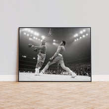 Muhammad Ali vs Joe Frazier Print, Muhammad Ali Black and White Wall Art, Vintage Print, Photography Prints, Museum Quality Photo Art Print 1606605368