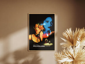 Mulholland Drive Poster, David Lynch, Retro Movie, Vintage Film, Print Art 4404234571