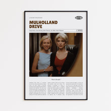 Mulholland Drive, David Lynch, Retro Movie Poster, Custom Movie Poster 4421168617