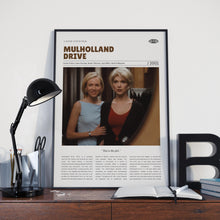 Mulholland Drive, David Lynch, Retro Movie Poster, Custom Movie Poster 4421168617