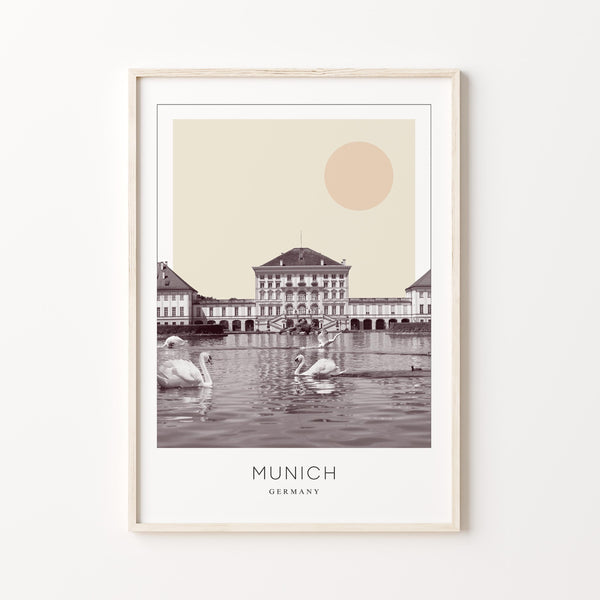 Munich Poster Print, Munich Travel Poster, Munich Minimalistic Wall Art, Munich, Germany 1868247446