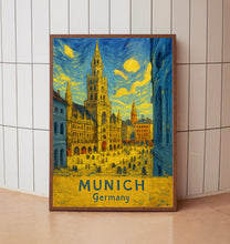 Munich Travel Print Wall Art, Munich - Germany City Print, Munich Travel Gift, Munich City Poster, Wall Art, Travel Gift, Wall Art