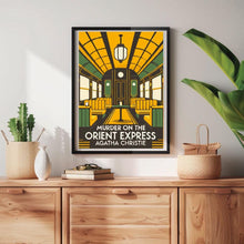 Murder on the Orient Express, Book Cover, Agatha Christie, Poster, Wall Art, Minimalist, Classic Literature, Classic Novel, Crime Novel 1809335068