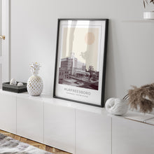 Murfreesboro Poster Print, Murfreesboro Travel Poster, Murfreesboro Minimalistic Wall Art, Murfreesboro, Tennessee, United States 1882438057