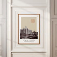 Murfreesboro Poster Print, Murfreesboro Travel Poster, Murfreesboro Minimalistic Wall Art, Murfreesboro, Tennessee, United States 1882438057