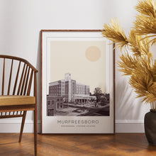Murfreesboro Poster Print, Murfreesboro Travel Poster, Murfreesboro Minimalistic Wall Art, Murfreesboro, Tennessee, United States 1882438057