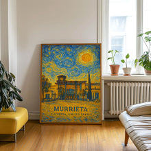 Murrieta Poster Print, Murrieta Travel Poster, Murrieta Van Gogh Style Wall Art, Murrieta, California, United States