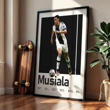 Musiala Germany Football Poster, German National Print, Sports Wall Art Decor Design 1551960774