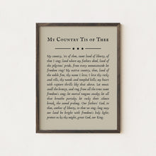 My Country Tis of Thee Print Vintage Patriotic Hymn (Digital Download) 4307754726