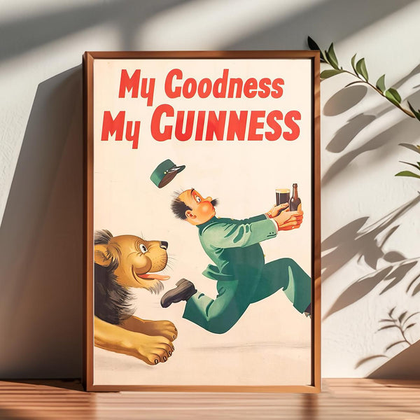 My Goodness My Guinness Poster Vintage Style Wall Art 1844303996