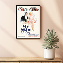 My Man Godfrey 1936Poster Art Print Movie Posters Gift for Movie lovers