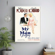 My Man Godfrey 1936Poster Art Print Movie Posters Gift for Movie lovers