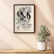 My Man Godfrey 1936Poster Art Print Movie Posters Gift for Movie lovers 2