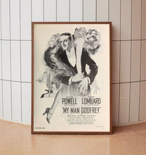 My Man Godfrey 1936Poster Art Print Movie Posters Gift for Movie lovers 2