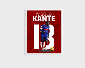 N'Golo Kante Poster, French Football Art, Soccer Fan Gift Sport Poster 1714926745