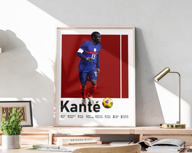 N'Golo Kante Poster, French Midfielder, Gym Room Decor Sport Poster 1598446913
