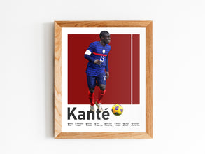 N'Golo Kante Poster, French Midfielder, Gym Room Decor Sport Poster 1598446913