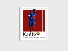 N'Golo Kante Poster, French Midfielder, Gym Room Decor Sport Poster 1598446913
