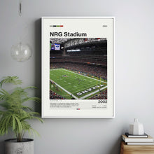 NRG Stadium Poster, Houston Texans Poster Print, NFL Stadium Poster, Football Fan Gift Print
