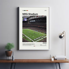 NRG Stadium Poster, Houston Texans Poster Print, NFL Stadium Poster, Football Fan Gift Print