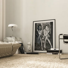 Naomi Campbell and Kate Moss Print, Fashion Poster, Black and White Wall Art, Vintage Print, Photography Prints, Museum Quality Print 1620778395