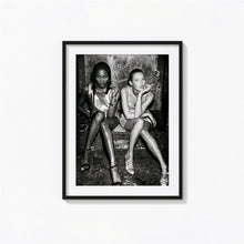 Naomi Campbell and Kate Moss Print, Fashion Poster, Black and White Wall Art, Vintage Print, Photography Prints, Museum Quality Print 1620778395 6470