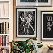 Naomi Campbell and Kate Moss Print, Fashion Poster, Black and White Wall Art, Vintage Print, Photography Prints, Museum Quality Print 1620778395 6470