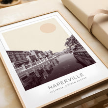 Naperville Poster Print, Naperville Travel Poster, Naperville Minimalistic Wall Art, Naperville, Illinois, United States 1868247196
