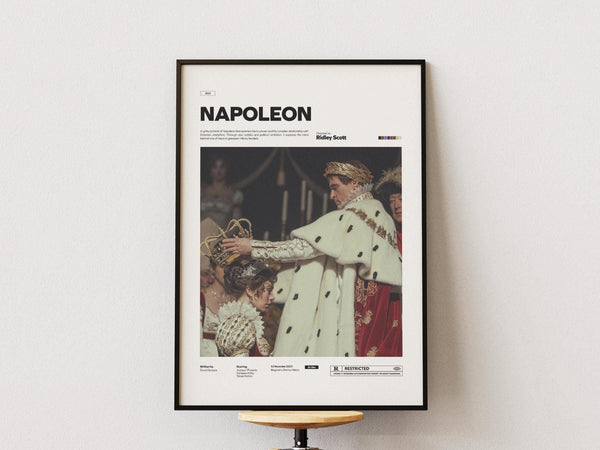 Napoleon Poster, Joaquin Phoenix and Vanessa Kirby Poster in Napoleon Film, Ridley Scott Napoleon Print, Movie Wall Art, Napoleon Bonaparte 4318253136