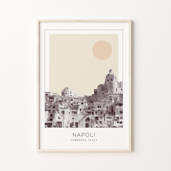 Napoli Poster Print, Napoli Travel Poster, Napoli Minimalistic Wall Art, Napoli, Campania, Italy 1868246580