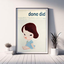 Nara Yoshitomo, Done Did, Home Decor, Canvas Poster, Wall Art, Room Decor, Art Poster For Gift Unframed 1841821266