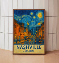 Nashville Travel Print Wall Art, Nashville - Tennessee City Print, Nashville Travel Gift, Nashville City Poster, Wall Art, Wall Art