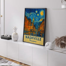 Nashville Travel Print Wall Art, Nashville - Tennessee City Print, Nashville Travel Gift, Nashville City Poster, Wall Art, Wall Art
