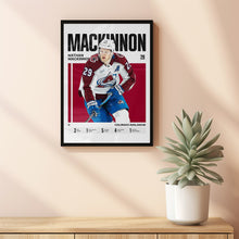 Nathan MacKinnon #29 Poster Colorado Hockey Wall Art