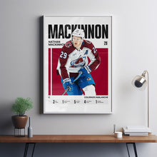 Nathan MacKinnon #29 Poster Colorado Hockey Wall Art