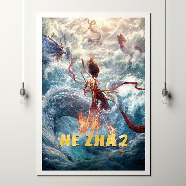 Ne Zha 2 2025 Poster Art Print Movie Posters TV Posters Gift for Movie lovers 2