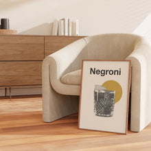 Negroni Cocktail Minimalist Poster  Drinks Poster  Art Deco Poster   Cocktail Wall Art  Housewarming Gift  Bar Decor 1584179309