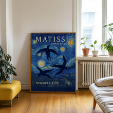 Neutral And Blue Shades MATISSE Inspired Print 1 - The Cut Out's Papier Découpés, Berggruen & Cie Print, Art Exhibition, Scandinavian Style