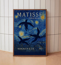 Neutral And Blue Shades MATISSE Inspired Print 1 - The Cut Out's Papier Découpés, Berggruen & Cie Print, Art Exhibition, Scandinavian Style
