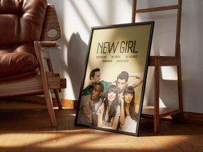 New Girl Poster, TV Series Print, Jessica Day Wall Art, Sitcom Decor, Jake Johnson 4332661360