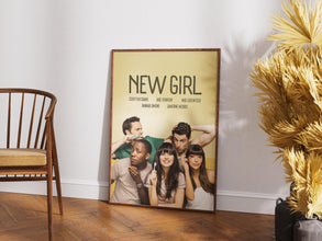 New Girl Poster, TV Series Print, Jessica Day Wall Art, Sitcom Decor, Jake Johnson 4332661360