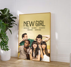 New Girl Poster, TV Series Print, Jessica Day Wall Art, Sitcom Decor, Jake Johnson 4332661360
