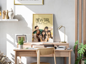 New Girl Poster, TV Series Print, Jessica Day Wall Art, Sitcom Decor, Jake Johnson 4332661360