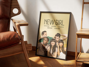 New Girl Poster, TV Series Print, Jessica Day Wall Art, Sitcom Decor, Jake Johnson 4332661360