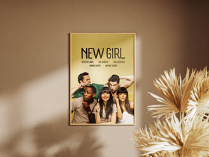 New Girl Poster, TV Series Print, Jessica Day Wall Art, Sitcom Decor, Jake Johnson 4332661360