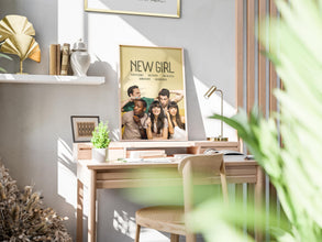 New Girl Poster, TV Series Print, Jessica Day Wall Art, Sitcom Decor, Jake Johnson 4332661360