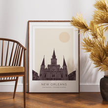 New Orleans Poster Print, New Orleans Travel Poster, New Orleans Minimalistic Wall Art, New Orleans, Louisiana, United States 1868247416